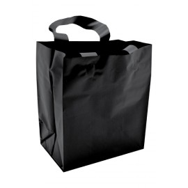 Logo Imprinted Large Frosty Tinted Poly Shopping Bag (16"x6"x12")
