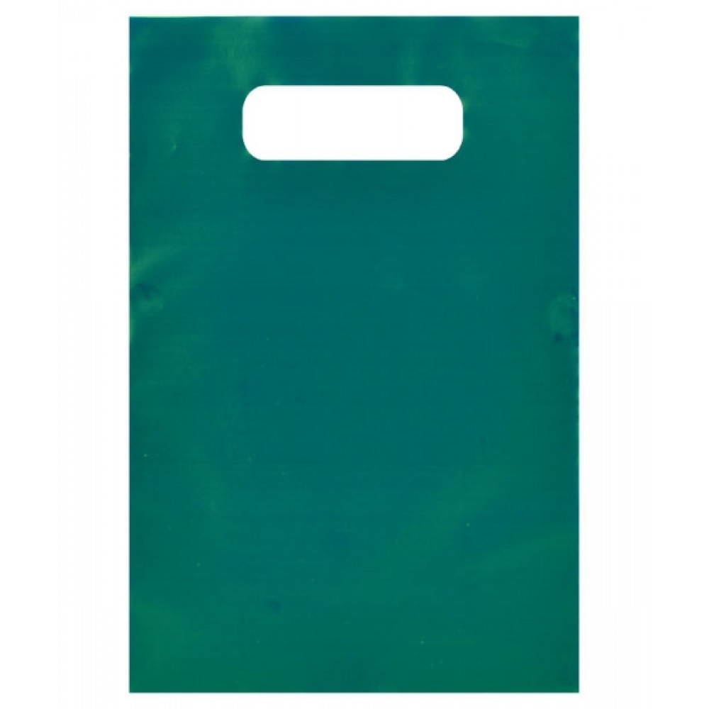 Custom Imprinted Tinted Opaque Merchandise Bag (9"x12") (Hunter Green)