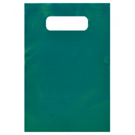 Custom Imprinted Tinted Opaque Merchandise Bag (9"x12") (Hunter Green)