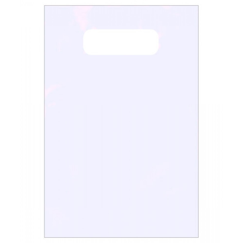 Tinted Opaque Merchandise Bag (6"X9") (White) Logo Imprinted Tinted Opaque Merchandise Bag (6"X9") (White) Logo Imprinted