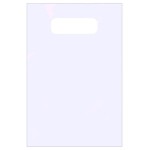 Tinted Opaque Merchandise Bag (6"X9") (White) Logo Imprinted