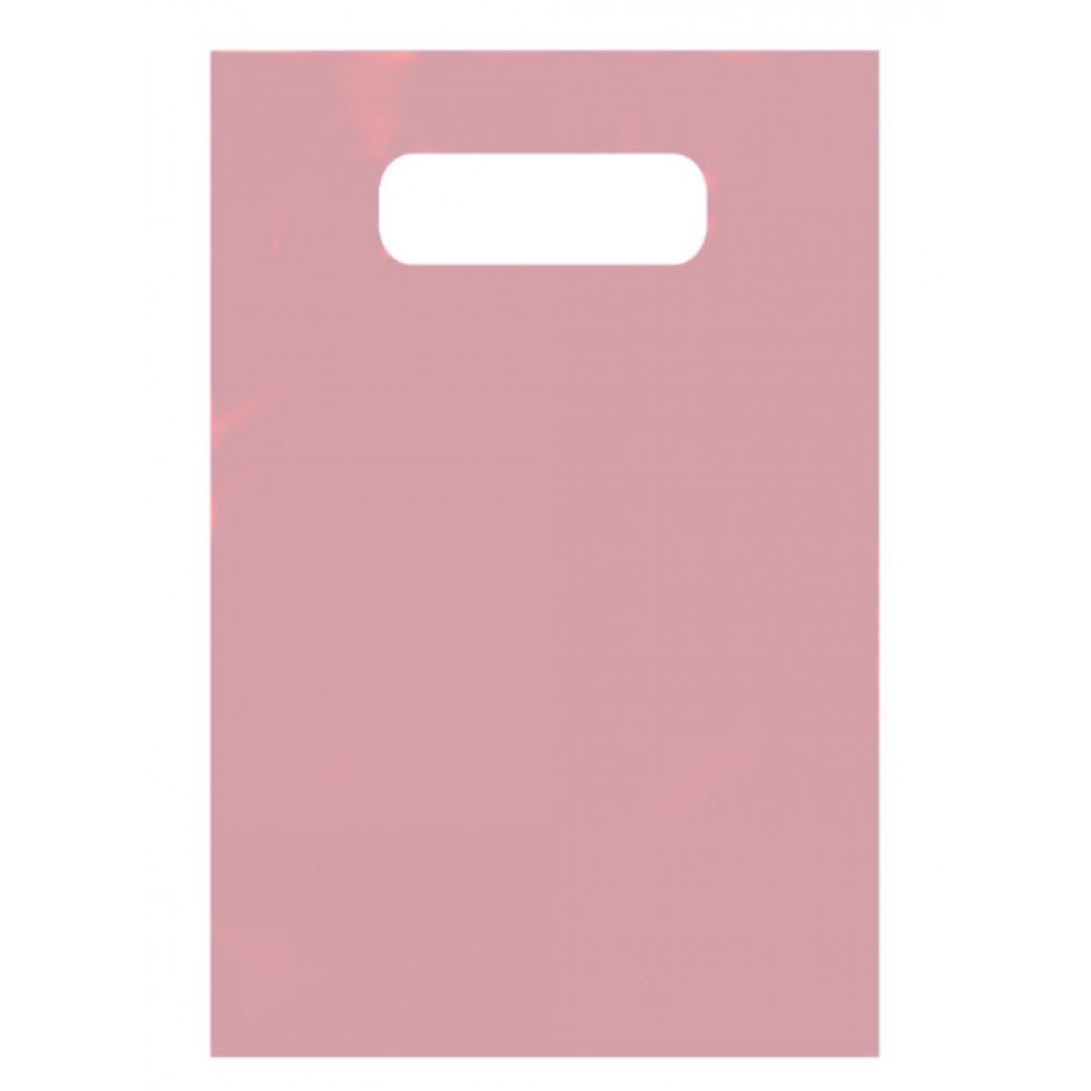 Logo Imprinted Frosty Tinted Poly Merchandise Bag (6"X9") (Rose Pink) Logo Imprinted Frosty Tinted Poly Merchandise Bag (6"X9") (Rose Pink)