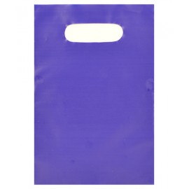 Custom Imprinted Tinted Opaque Merchandise Bags (12"x15") (Royal Blue)