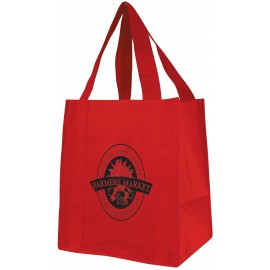 Jumbo Heavy Duty Non-Woven Grocery Tote - 13"x15"x10" Custom Imprinted  Jumbo Heavy Duty Non-Woven Grocery Tote - 13"x15"x10" Custom Imprinted