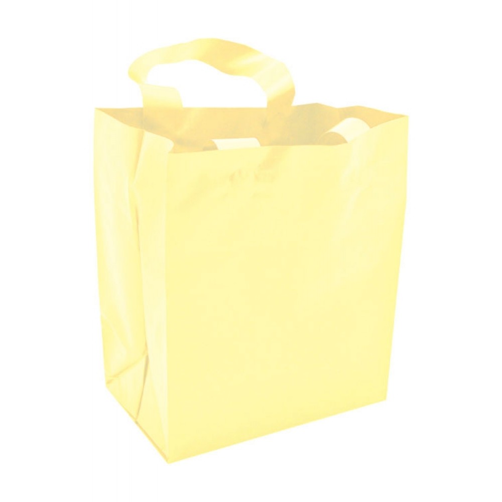 Frosty Tinted Poly Shopping Bag (16"x6"x18") (Ivory White) Custom Printed Frosty Tinted Poly Shopping Bag (16"x6"x18") (Ivory White) Custom Printed