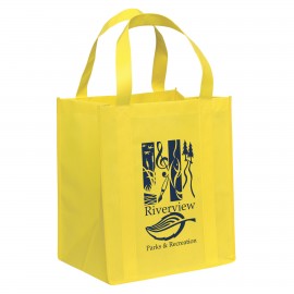 Logo Imprinted Big Thunder - Non-Woven Tote - Screen Print  Logo Imprinted Big Thunder - Non-Woven Tote - Screen Print