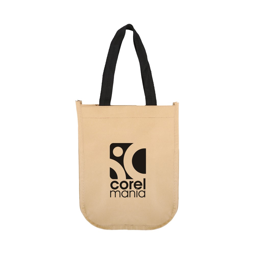 Logo Imprinted Kraft Fashion Tote Bag Logo Imprinted Kraft Fashion Tote Bag