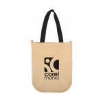 Logo Imprinted Kraft Fashion Tote Bag