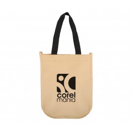 Logo Imprinted Kraft Fashion Tote Bag  Logo Imprinted Kraft Fashion Tote Bag