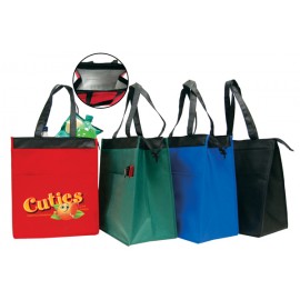 Logo Imprinted Large Insulated Hot / Cold Cooler Tote Bag  Logo Imprinted Large Insulated Hot / Cold Cooler Tote Bag