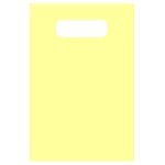 Logo Imprinted Frosty Tinted Merchandise Bags (12"x15") (Ivory White)