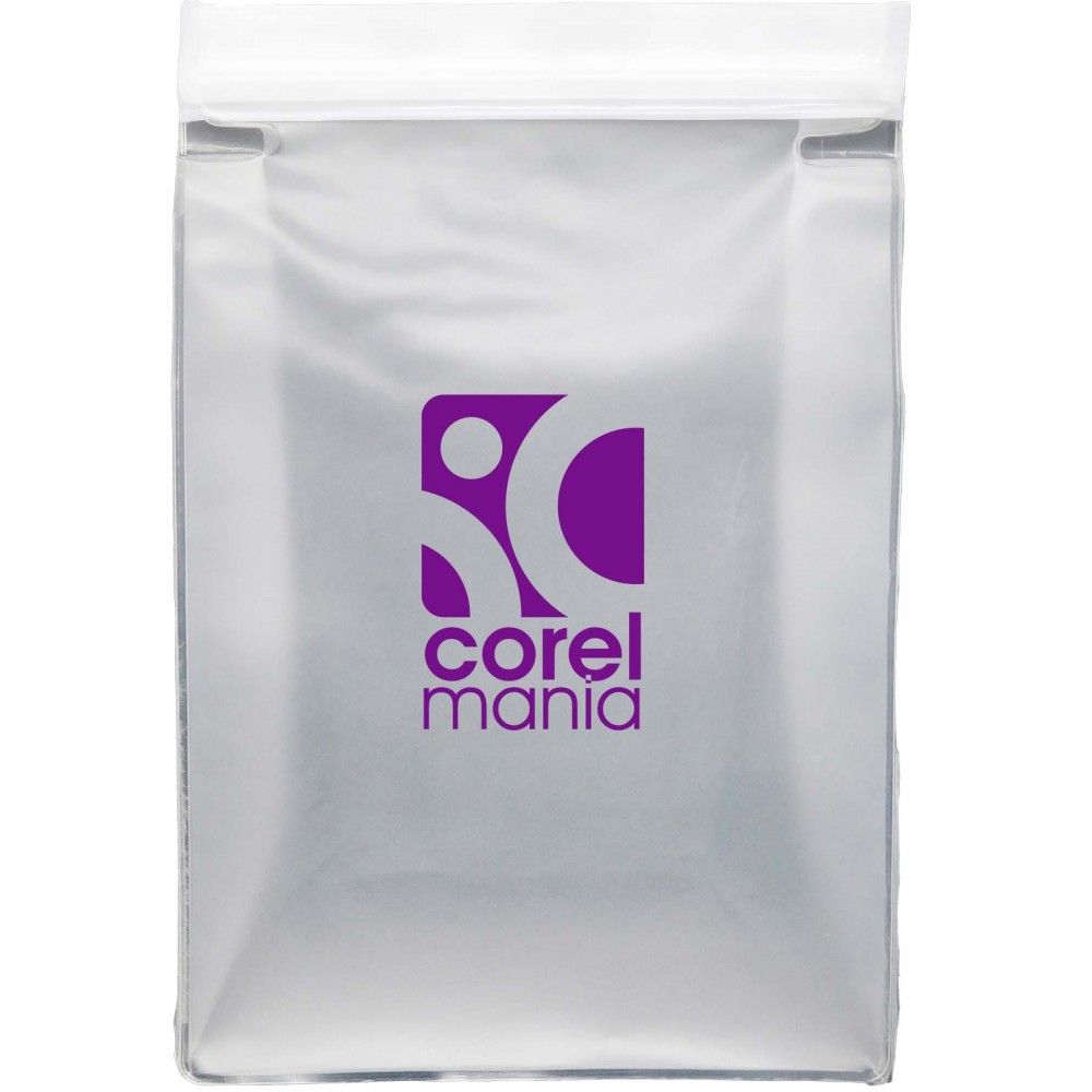 SlipZip Vertical Gusseted Reusable Storage Bag Logo Imprinted SlipZip Vertical Gusseted Reusable Storage Bag Logo Imprinted