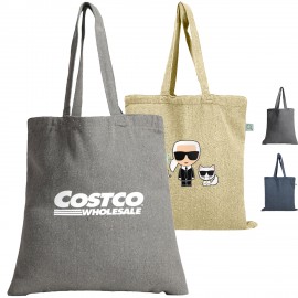 Custom Imprinted 12 oz Recycled Sturdy Heather Cotton Canvas Tote Bag 15"W x 16"H  Custom Imprinted 12 oz Recycled Sturdy Heather Cotton Canvas Tote Bag 15"W x 16"H