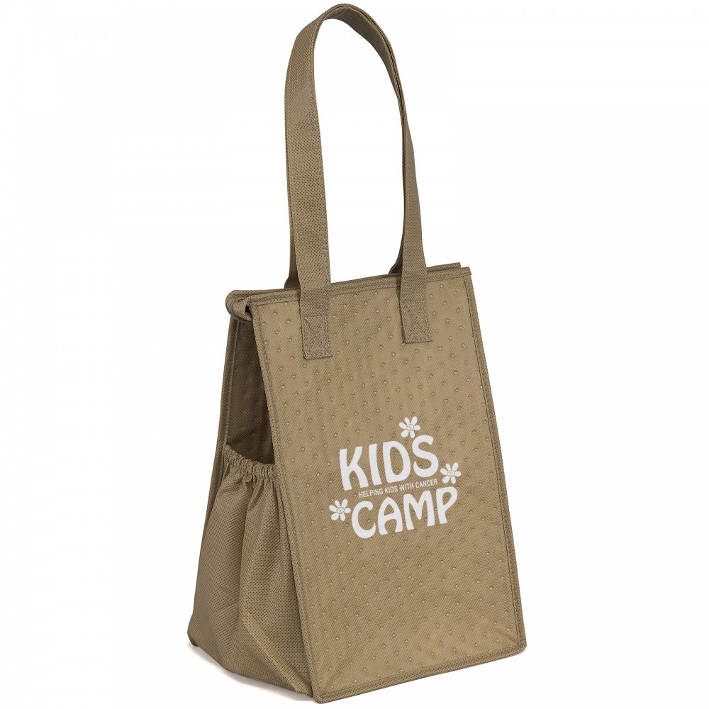 Custom Printed Therm-O-Snack - Insulated Tote - Screen Print Custom Printed Therm-O-Snack - Insulated Tote - Screen Print