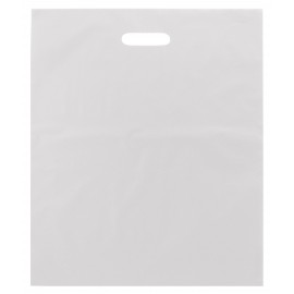 Custom Imprinted Frosty Clear Poly Merchandise Bag (15"x18")