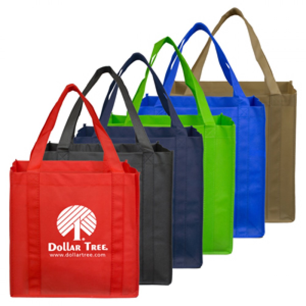 "Mega" Grocery Shopping Tote Bag Logo Imprinted