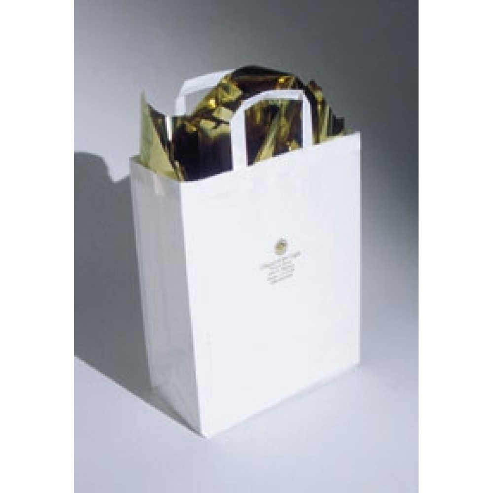 Frosty Tinted Poly Merchandise Bag (6"X9") (Ivory White) Custom Imprinted Frosty Tinted Poly Merchandise Bag (6"X9") (Ivory White) Custom Imprinted