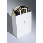 Frosty Tinted Poly Merchandise Bag (6"X9") (Ivory White) Custom Imprinted