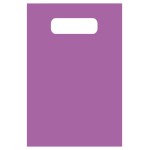 Frosty Tinted Poly Merchandise Bag (6"X9") (Grape Purple) Custom Printed