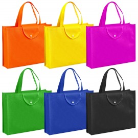 Logo Branded Foldable Nonwoven Handle Tote Bags