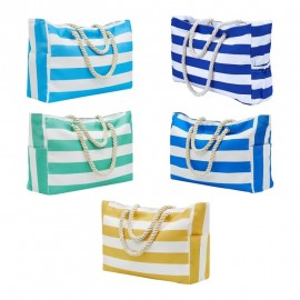 Women Waterproof Beach Tote Bag with Logo