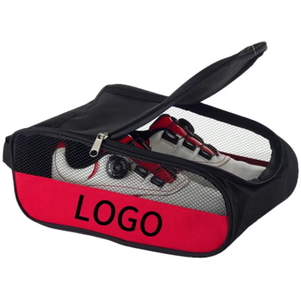 Logo Branded Travel Golf Shoe Bag Logo Branded Travel Golf Shoe Bag