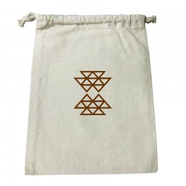 Promotional 8"x 10" Cotton Pouch Bag - Heat Transfer (Natural)