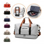 Promotional Women Sports Travel Duffel Bag Weekender Overnight Bag with Wet Pocket
