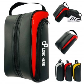 Golf Leather Shoes Bag with Logo