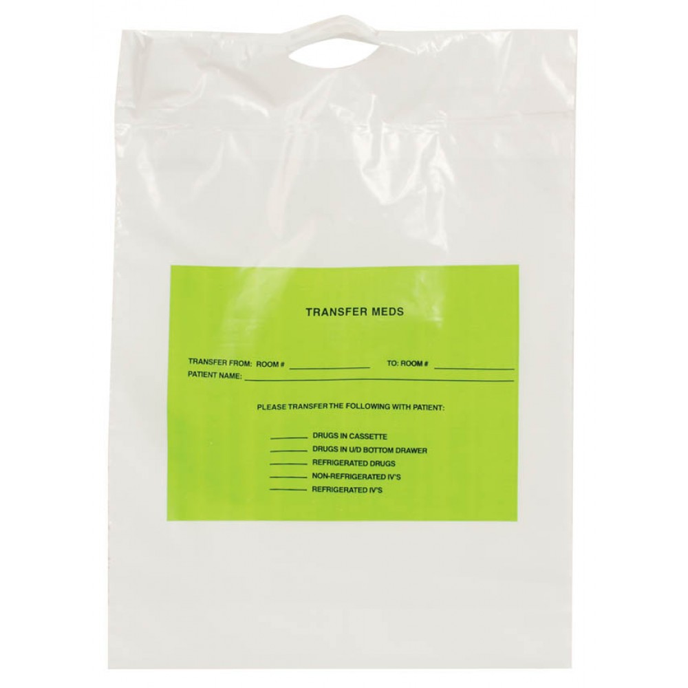 Plastic Econo Draw Bag (12" x 16" x 4") with Logo