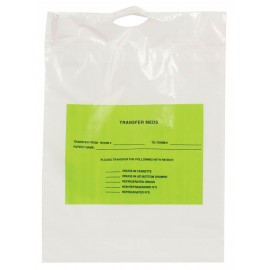 Plastic Econo Draw Bag (12" x 16" x 4") with Logo