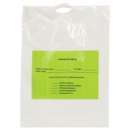 Plastic Econo Draw Bag (12" x 16" x 4") with Logo  Plastic Econo Draw Bag (12" x 16" x 4") with Logo