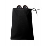 Black Drawstring Shoe Bag (Blank)
