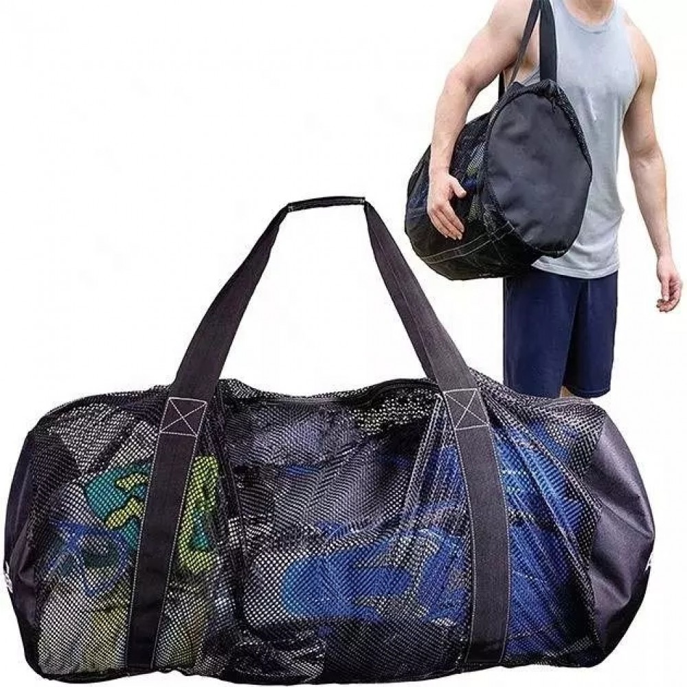Mesh Dive Duffel Bag with Logo
