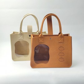 Portable Felt Tote Bag with Logo