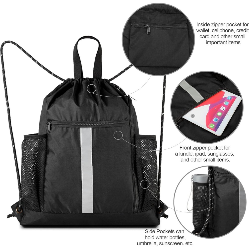 Customized Drawstring Backpack Sports Gym Bag Customized Drawstring Backpack Sports Gym Bag