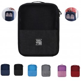 Custom 3 Compartment Shoe Bag  Custom 3 Compartment Shoe Bag