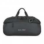 Logo Branded Revive Mesh Sport Duffel - Black