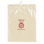 Plastic Econo Cotton Cord Bag (12 1/2" x 16" x 4") with Logo