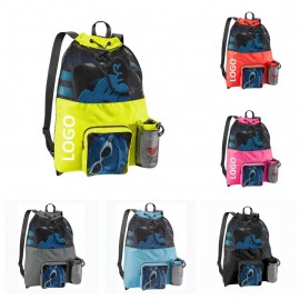 Logo Branded Large Beach Outdoor Drawstring Backpack