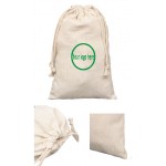 Promotional Natural Color Cotton Pouch Bag
