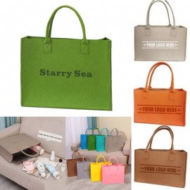 Felt Tote Bag with Logo