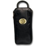  Leatherette Shoe Bag W/ Logoed Medallion (Die Struck)