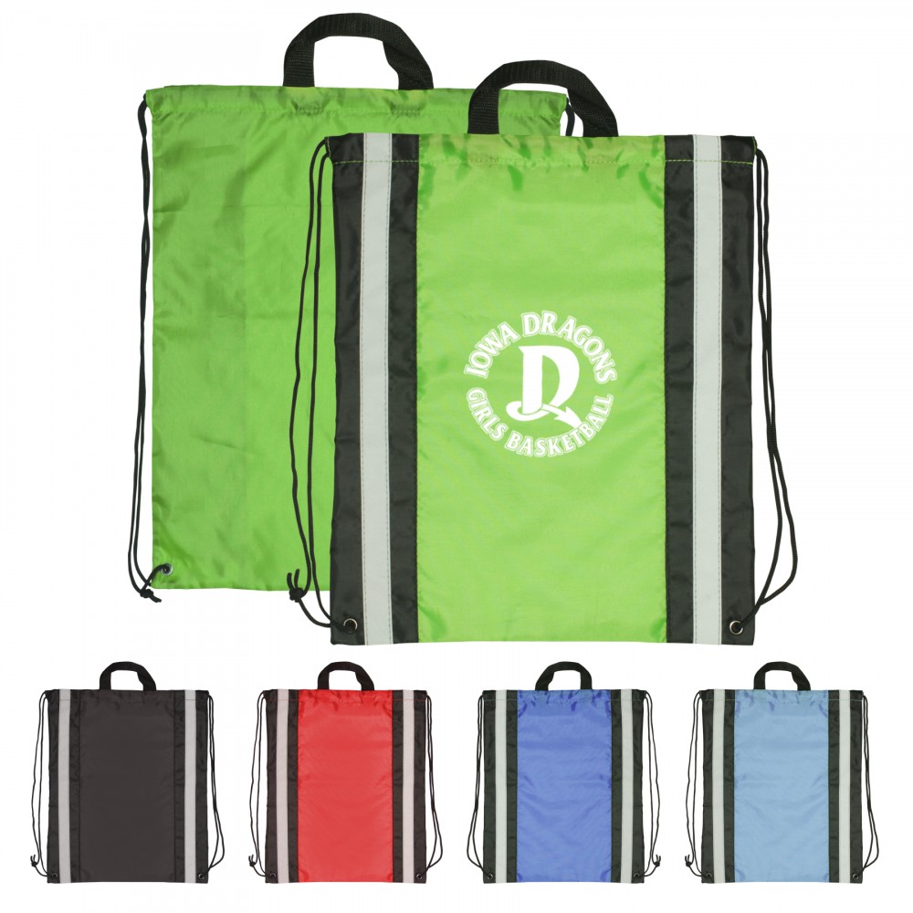 Customized Reflective Drawstring Sport Bags Customized Reflective Drawstring Sport Bags