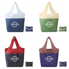 Custom Embroidered Reusable Folding Shopping Bag