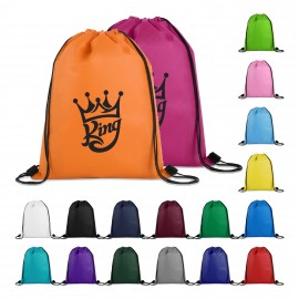 Logo Imprinted Drawstring Non-Woven Cinch Backpack  Logo Imprinted Drawstring Non-Woven Cinch Backpack
