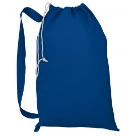 Small Canvas Laundry Bag - Colored Logo Imprinted  Small Canvas Laundry Bag - Colored Logo Imprinted