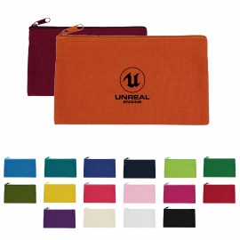 All-Purpose Canvas Makeup Bag Logo Imprinted  All-Purpose Canvas Makeup Bag Logo Imprinted