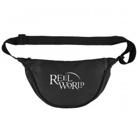 Curved Crossbody Bag - RPET Ripstop with Logo