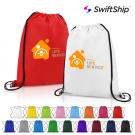 Custom Printed Non-Woven Drawstring Backpacks  Custom Printed Non-Woven Drawstring Backpacks
